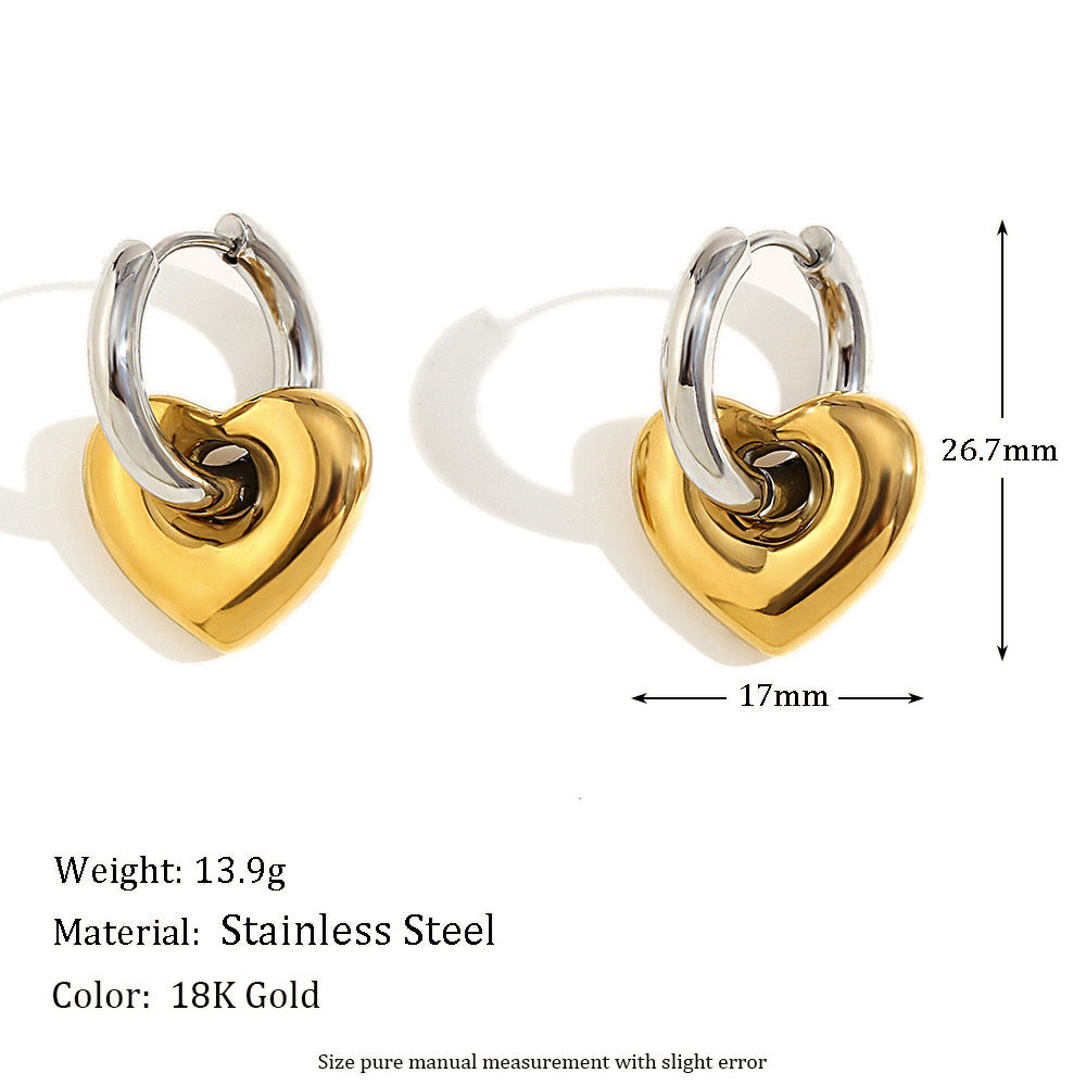 Gilded Shine Hoops