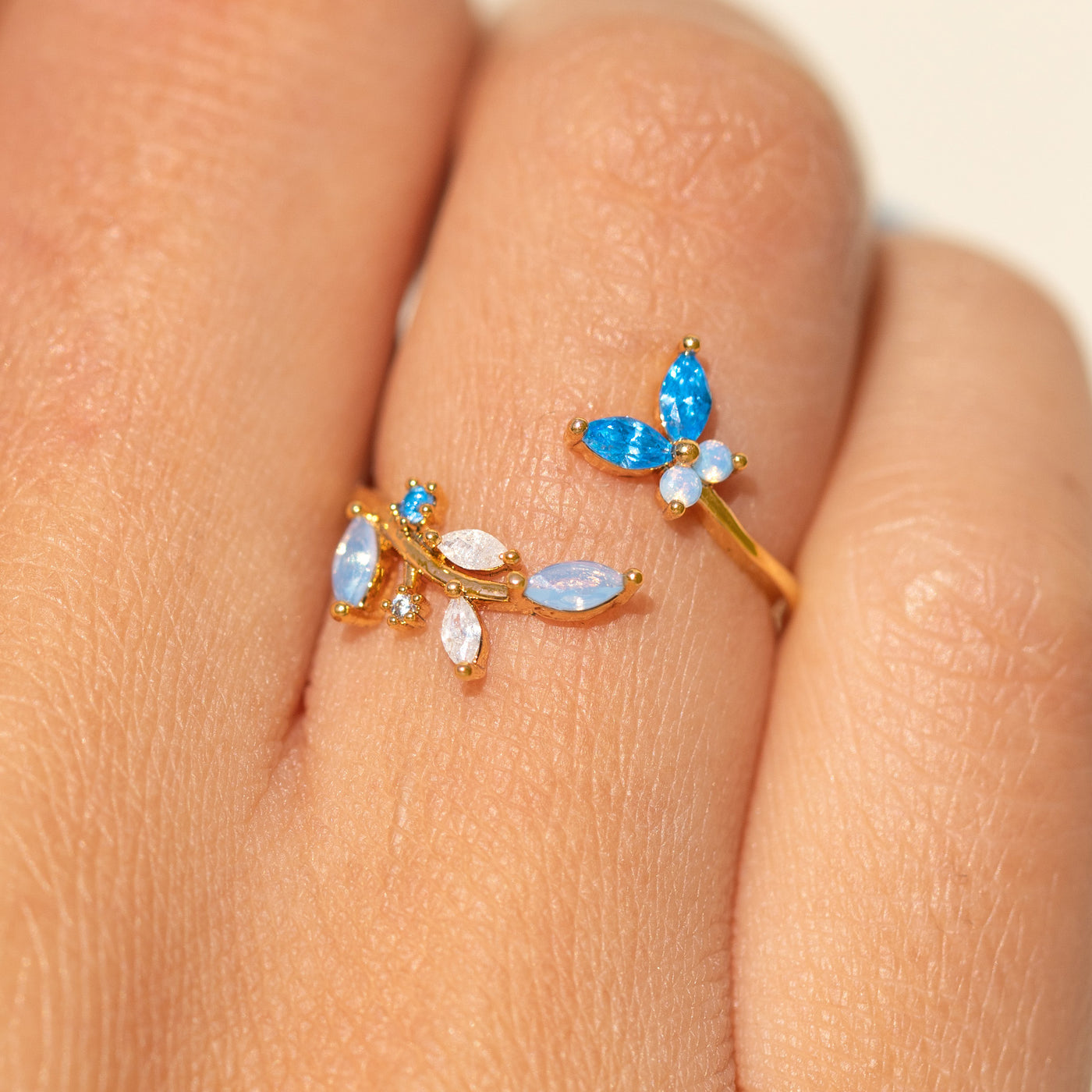 Perfect Silver Butterfly Ring