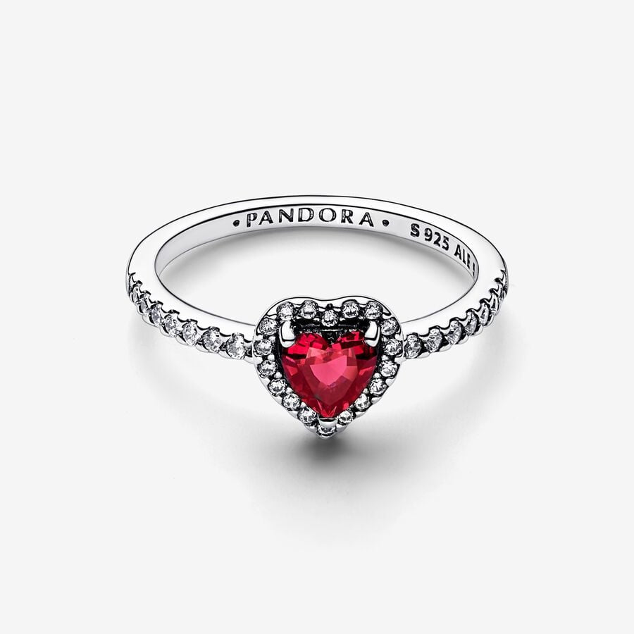 Red Heart Pandora Ring