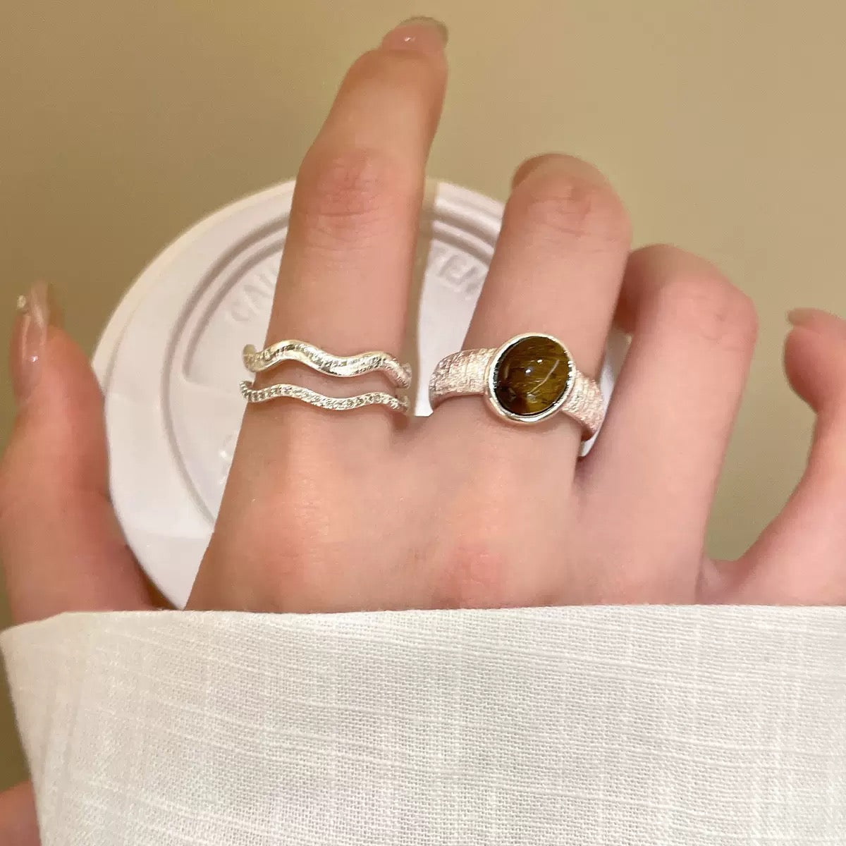 Wavy Dust Ring