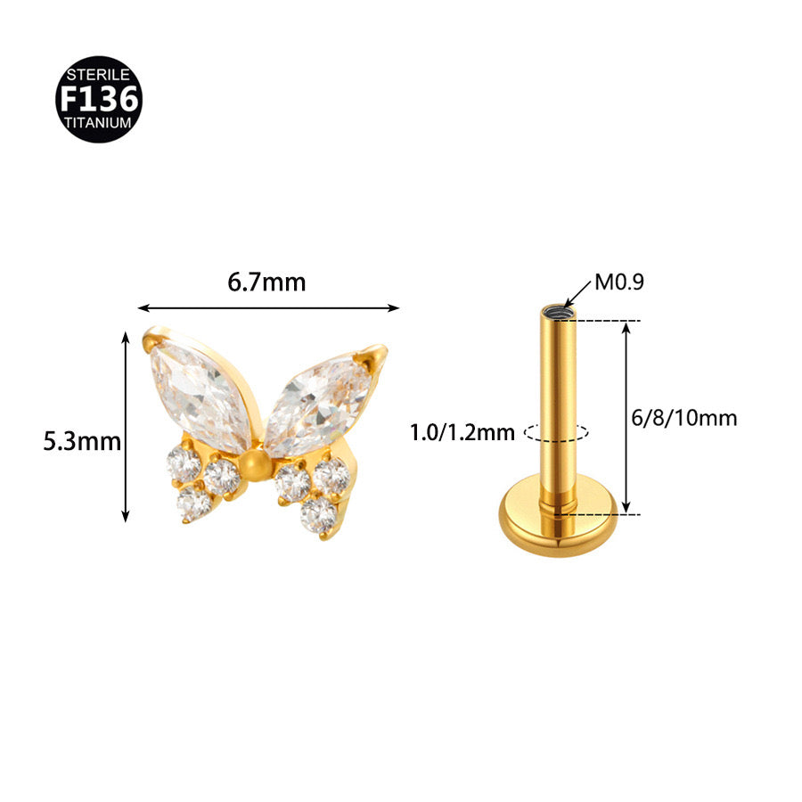 Enchanted Butterfly Labret