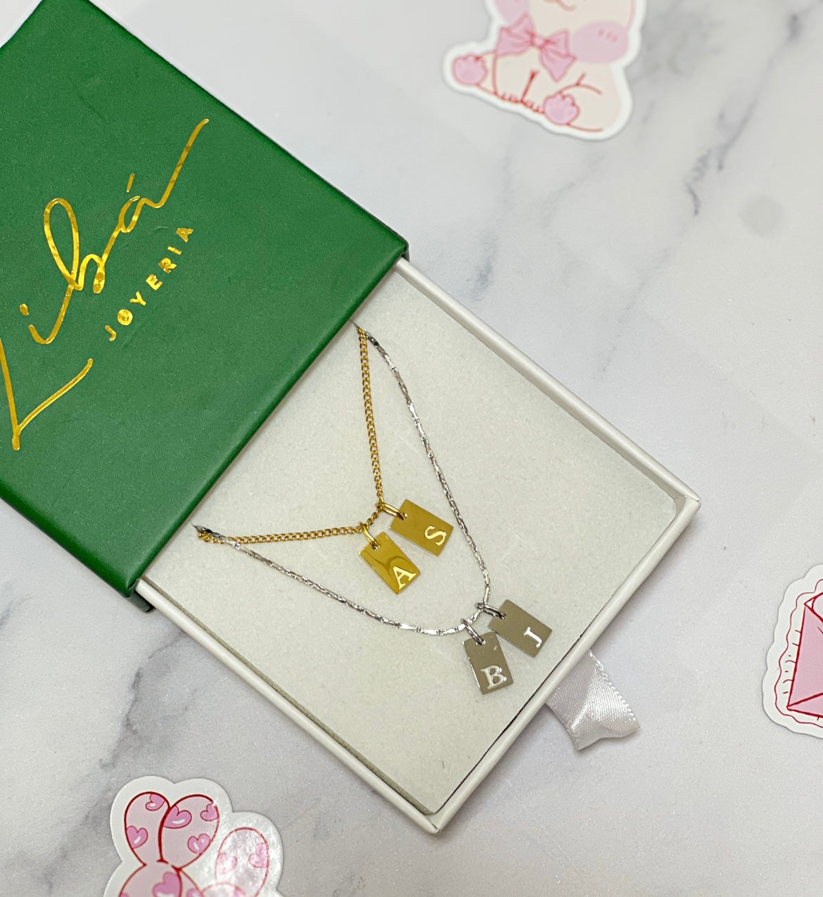 Couple Initial Necklaces