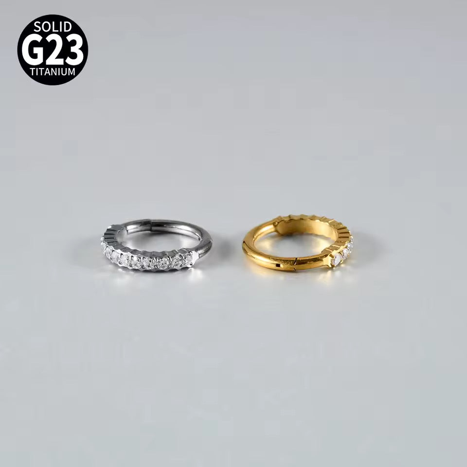 Glam Sparkle Clicker Hoop