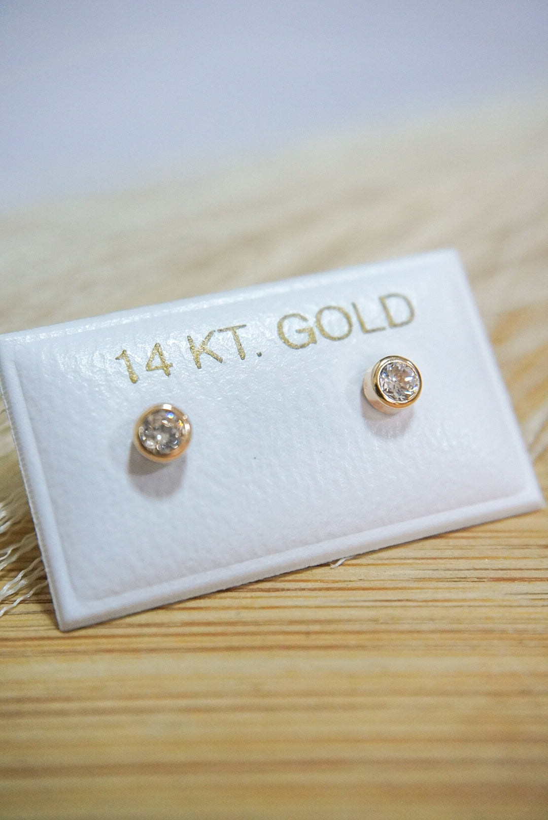 Sprinkle 14k Solid Gold Earrings