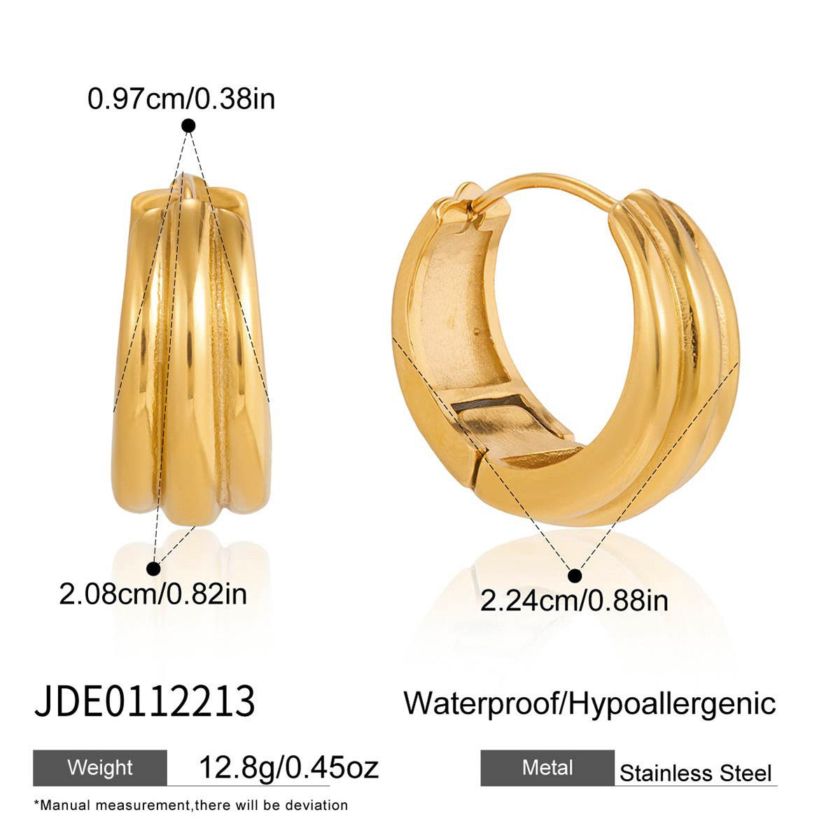 Orvyn Golden Hoops