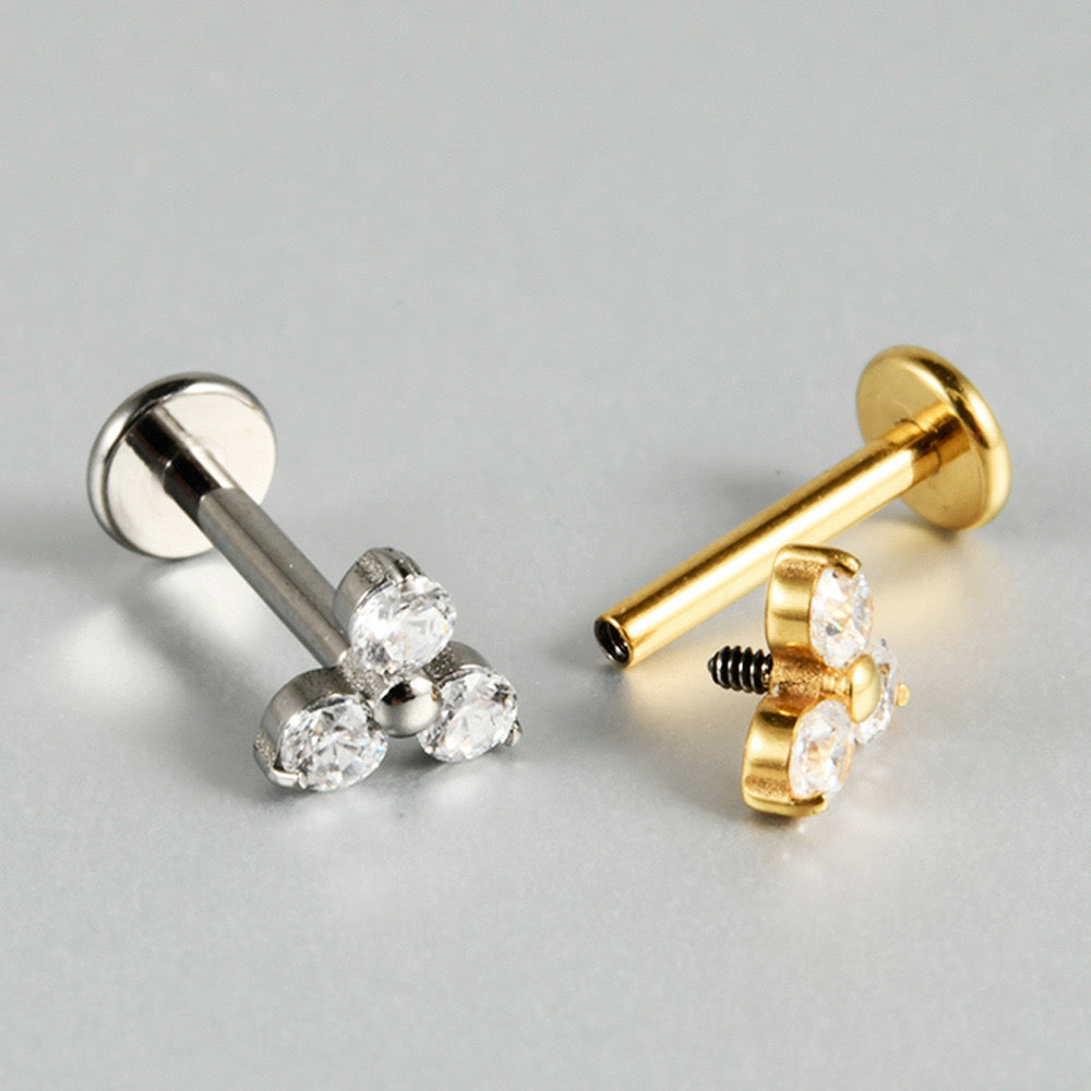 Triple Diamonds Labret