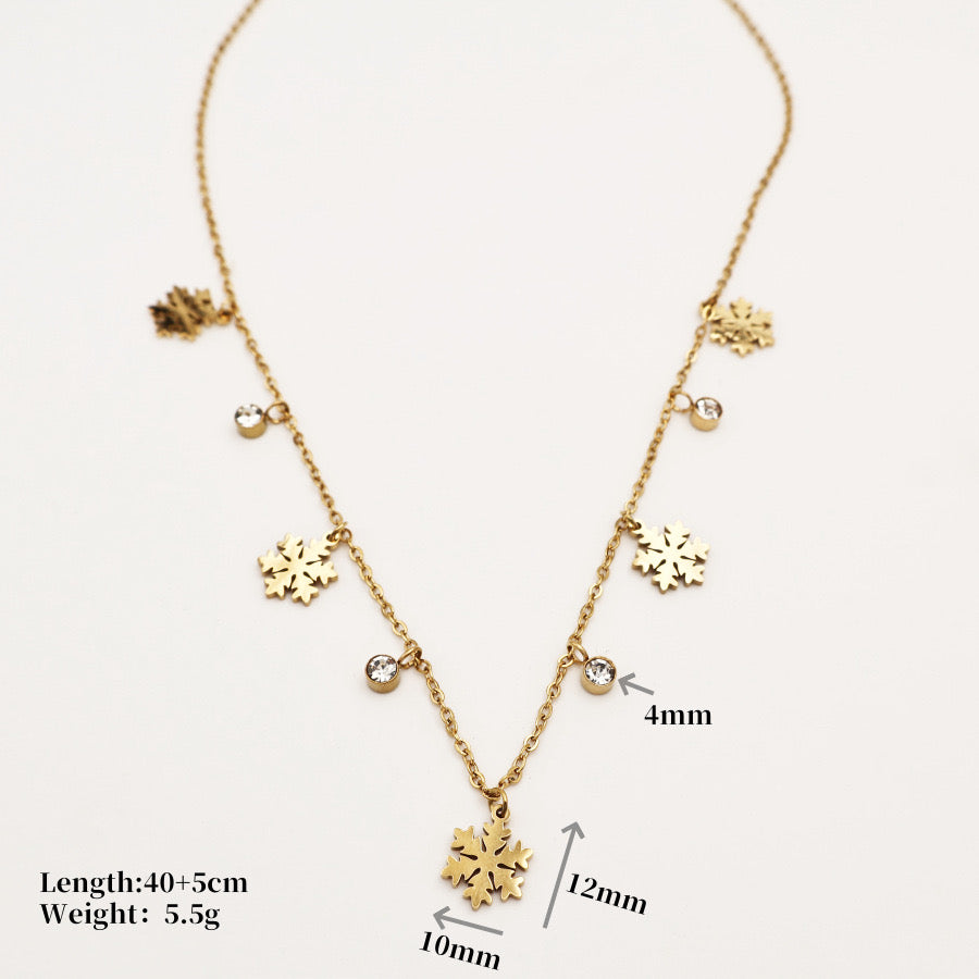 Snowflakes Necklace