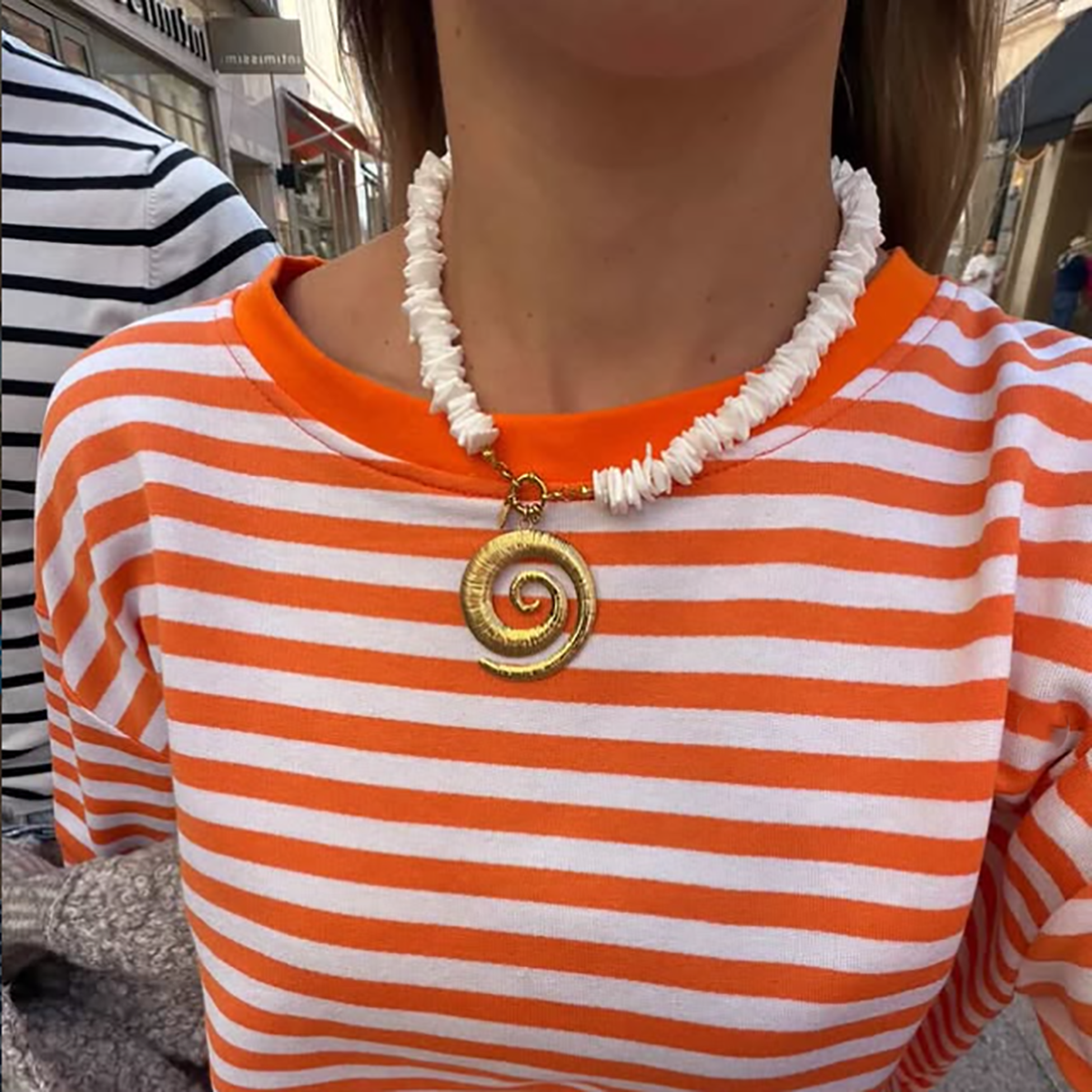 Spiral Marina Necklace
