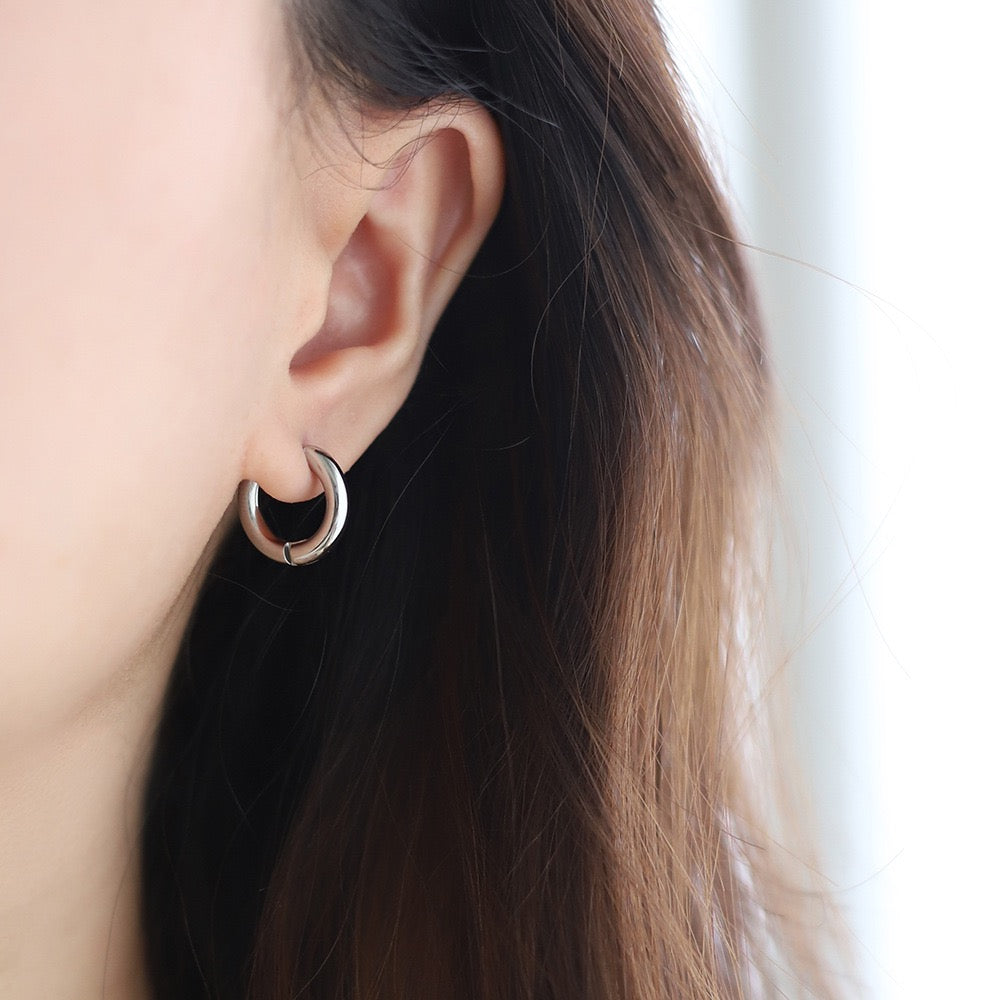 Gilded Shine Hoops