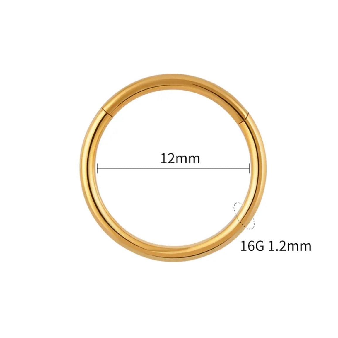 Simple Golden Clicker Hoop