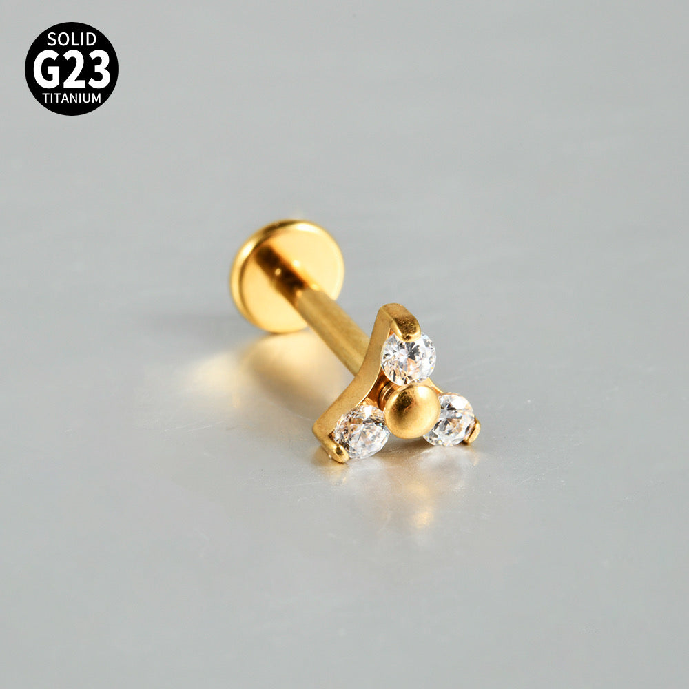 Triple Diamonds Labret