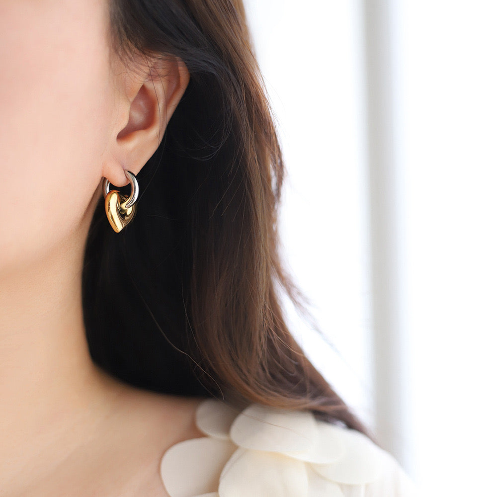 Gilded Shine Hoops