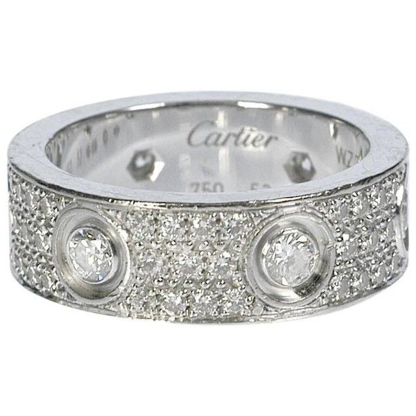 Love Full Pavé Silver Ring