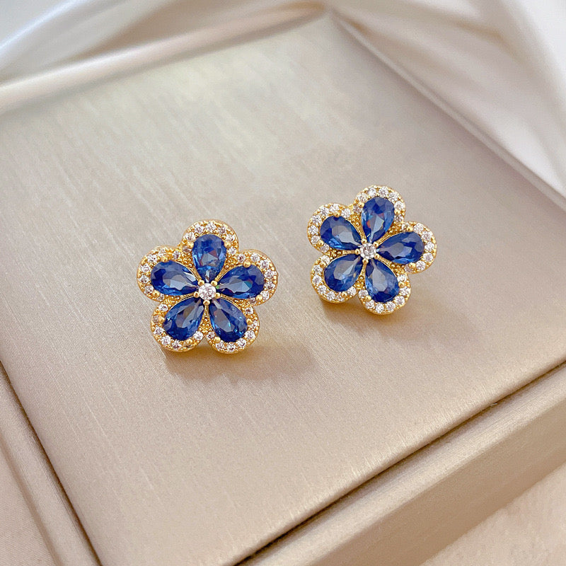 Sapphire Flower Set