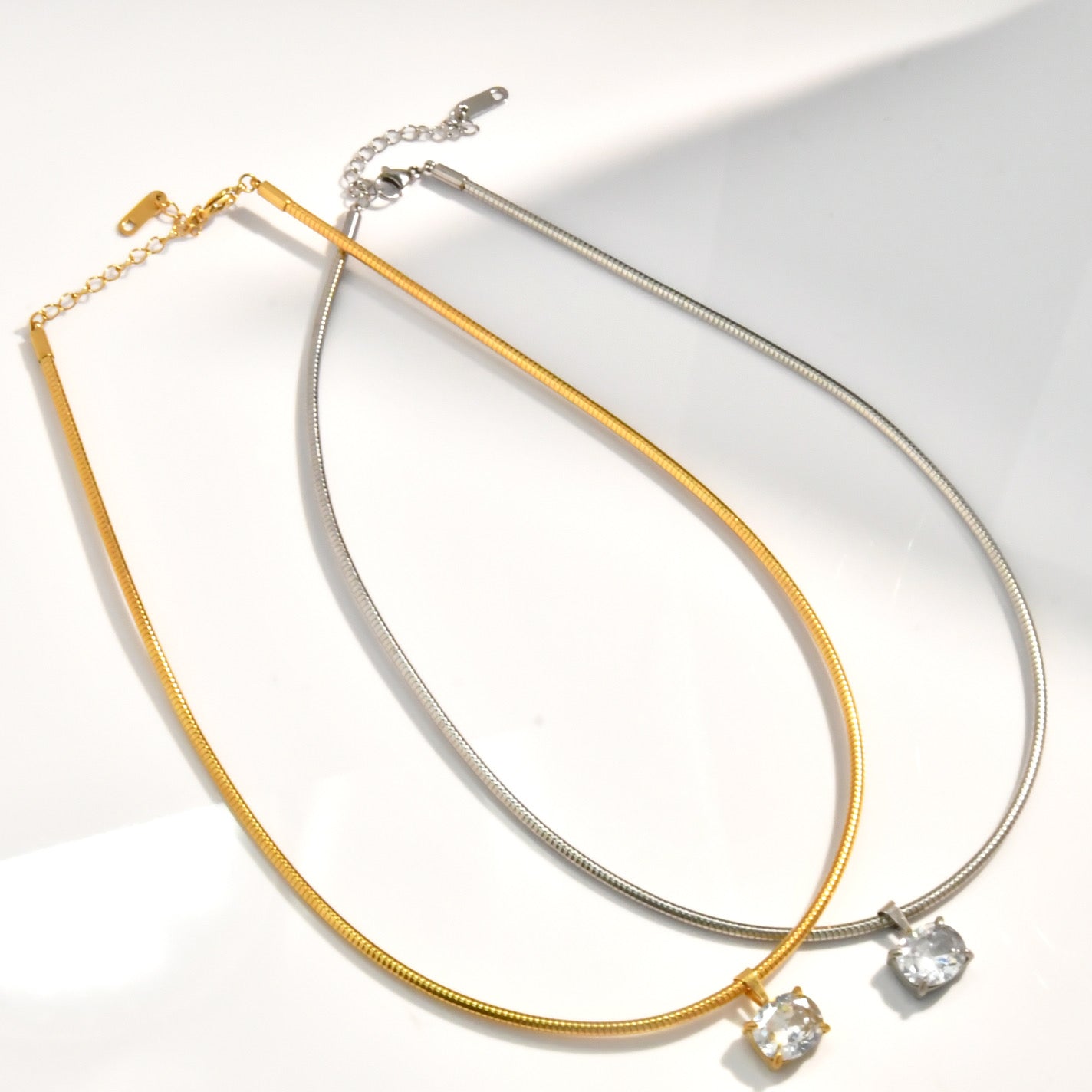 Crystal Statement Choker Necklace