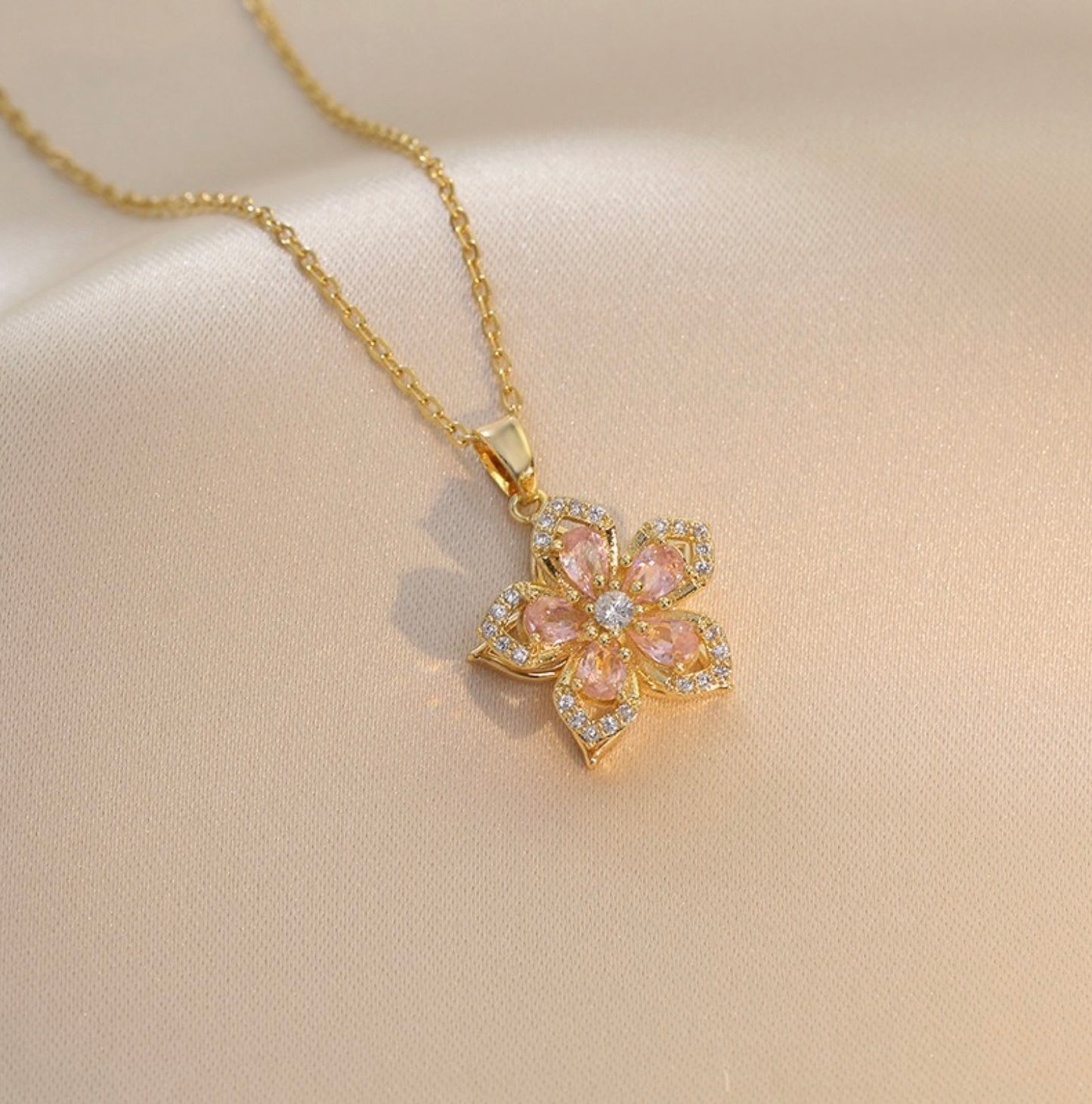Sakura Flower Necklace