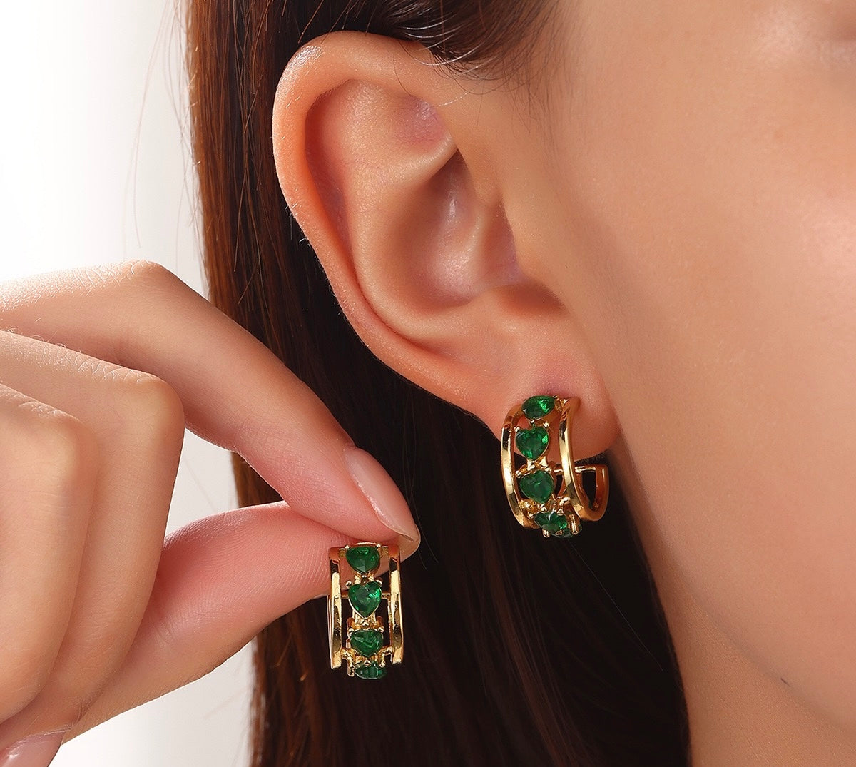 Camellia Hoops