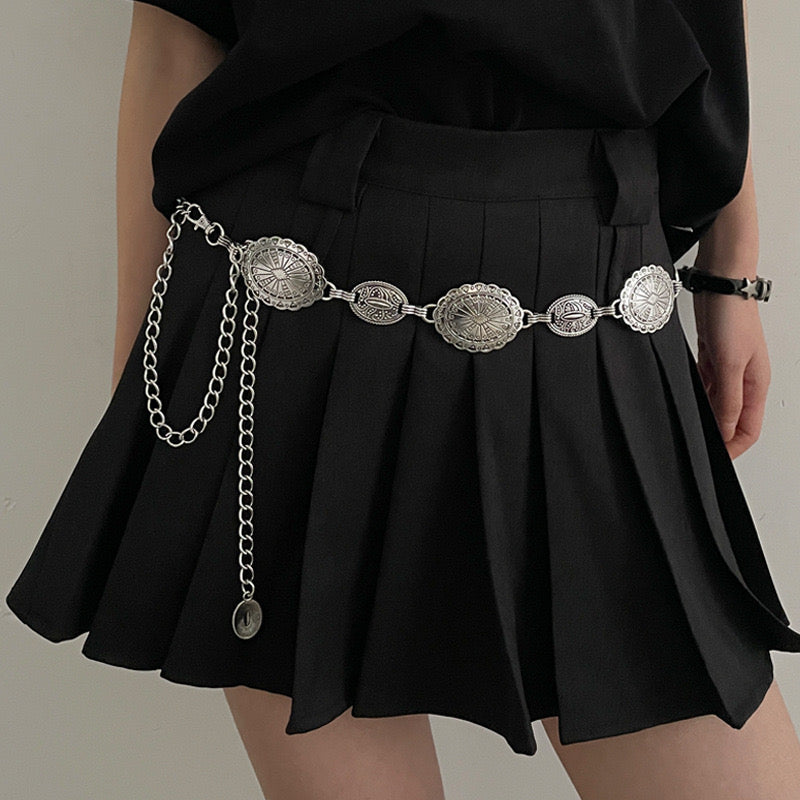 Boho Silver Body Chain