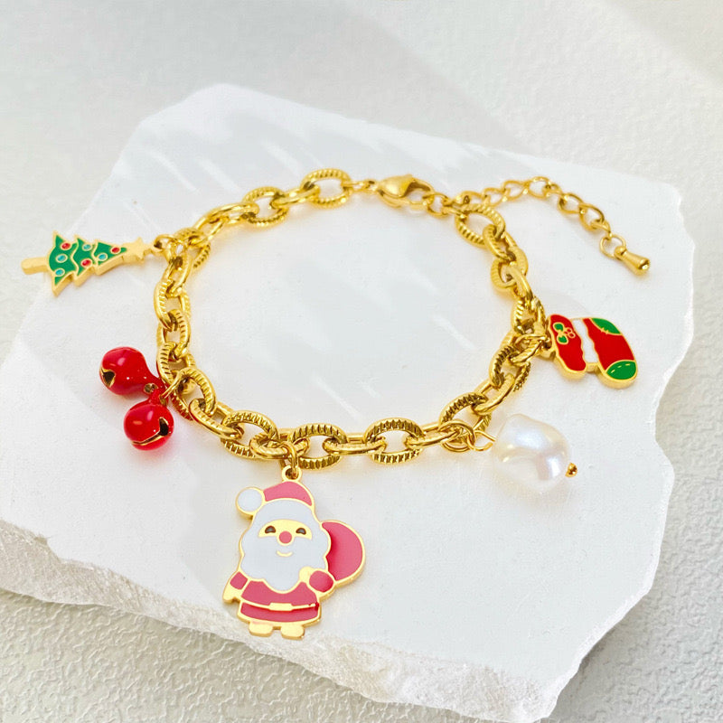 Santa Charm Bracelet
