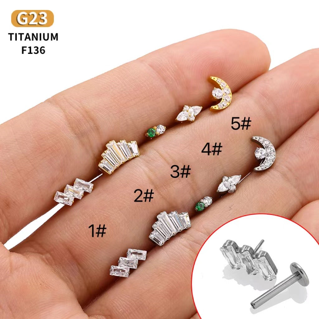 Sparkly Marquise Labret