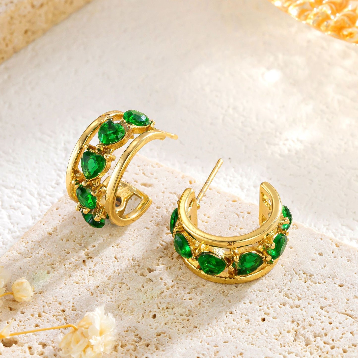 Camellia Hoops