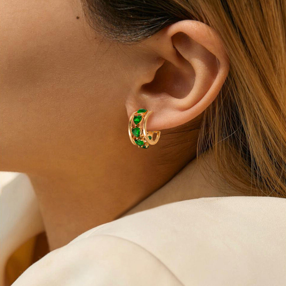 Camellia Hoops