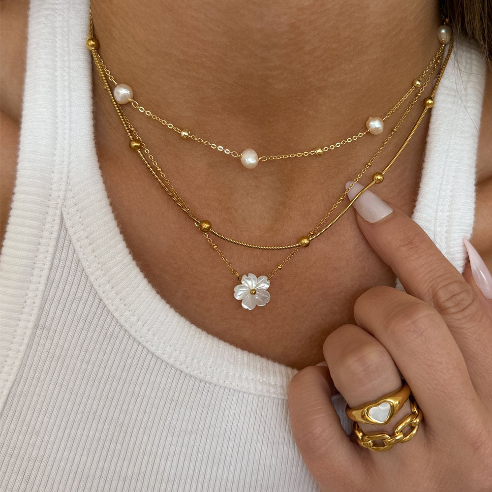 Cosmic Pearl Necklace