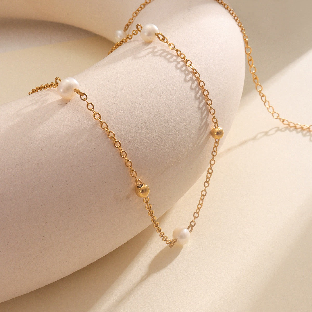 Cosmic Pearl Necklace