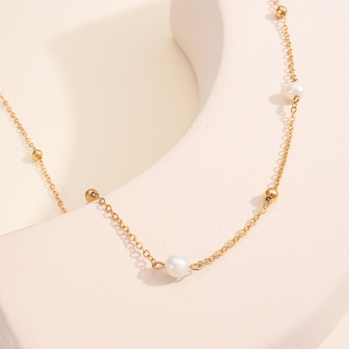 Cosmic Pearl Necklace