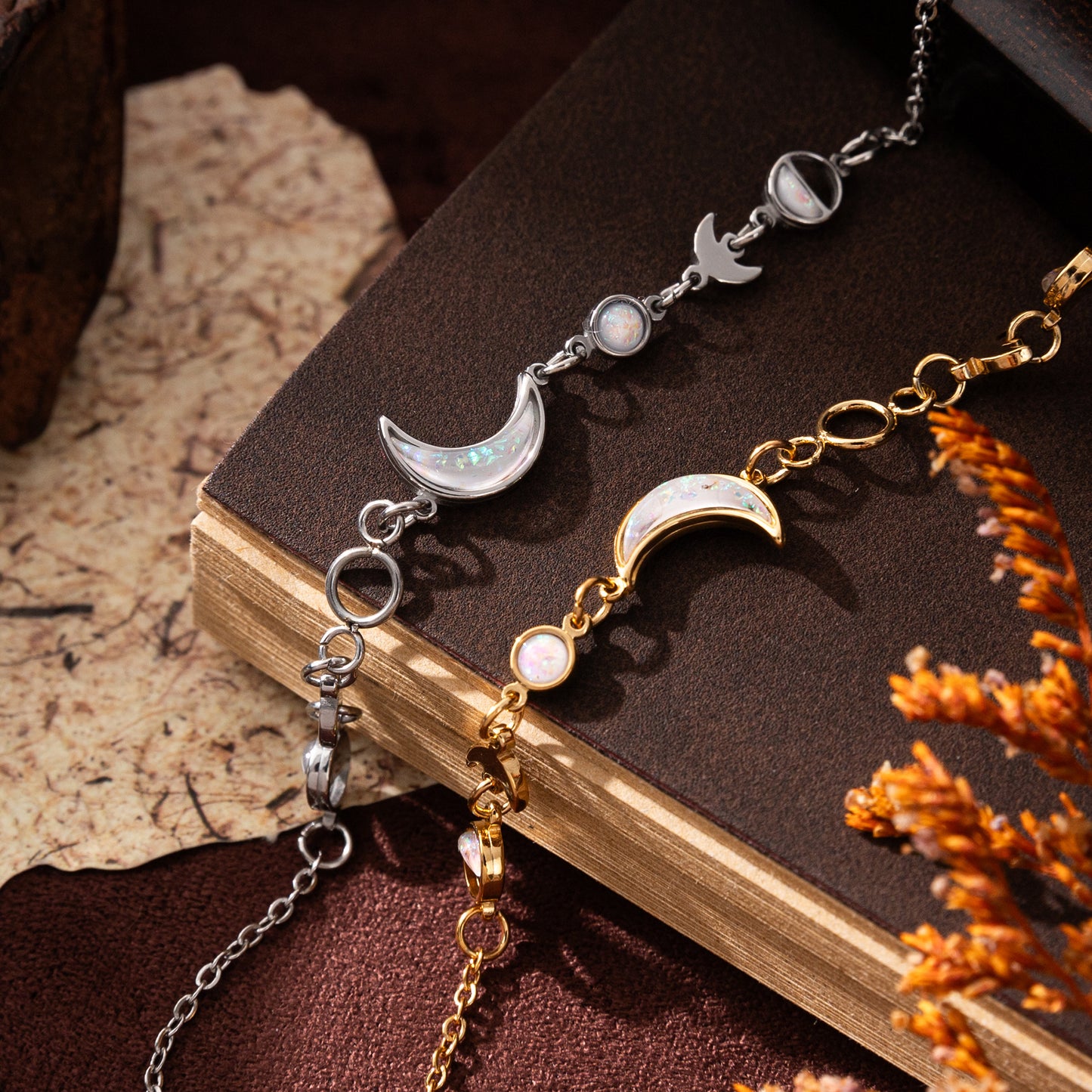 Opal Moon Bracelet
