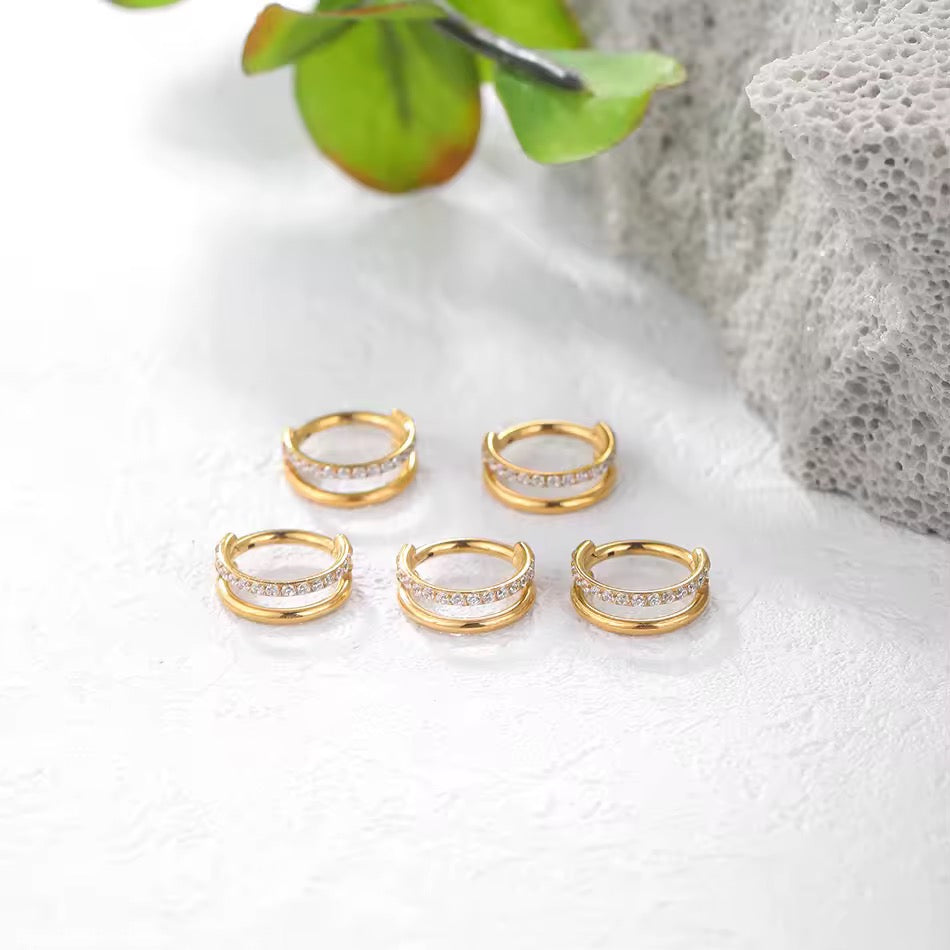 Twinkle Golden Clicker Hoop