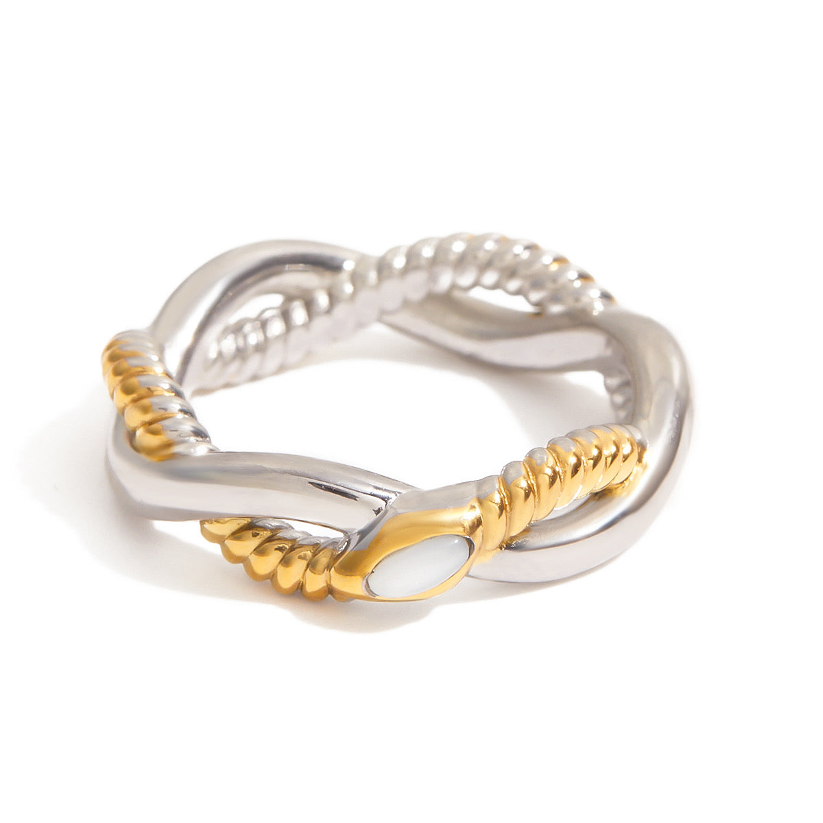 Twisted Duo Ring