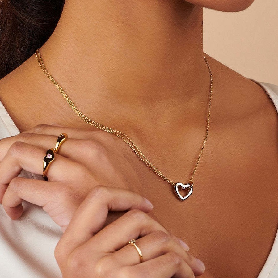 Duo Heart Necklace
