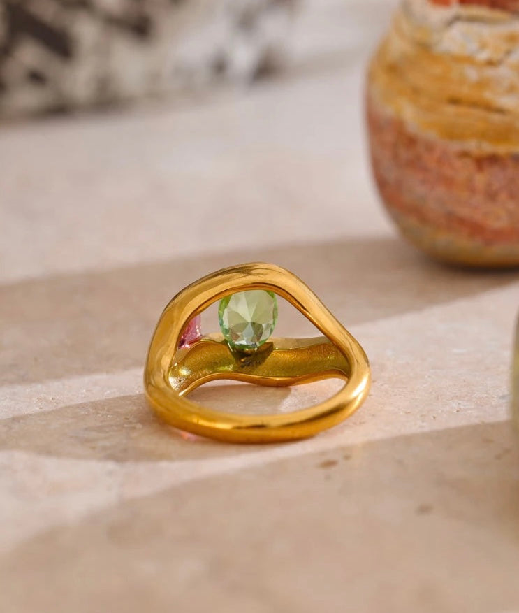 Rosy Mint Ring