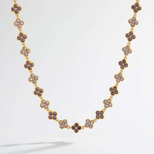 Purple Aveline Necklace