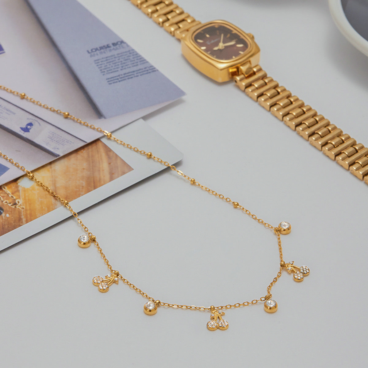 Mini Cherries Necklace