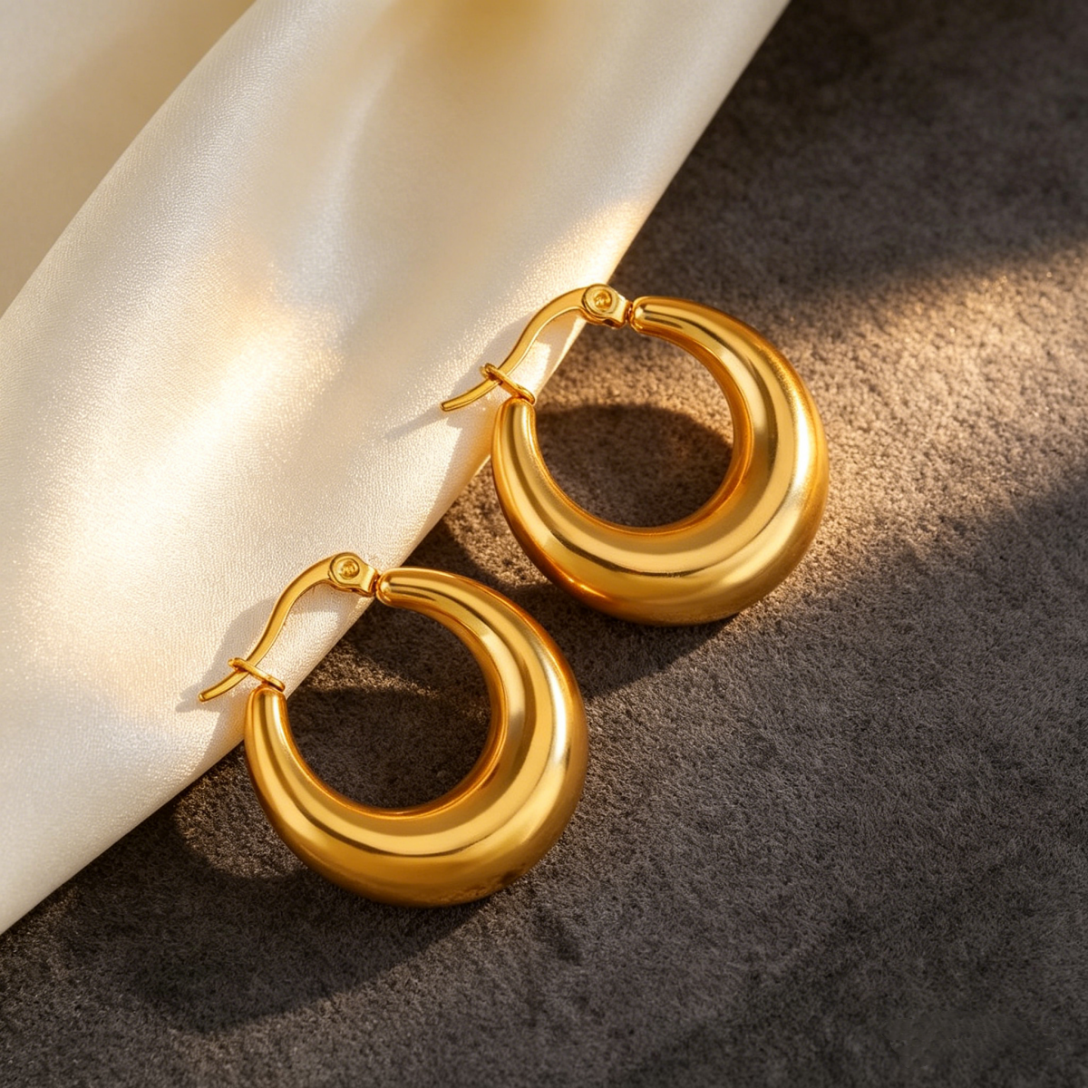 Gia Golden Hoops