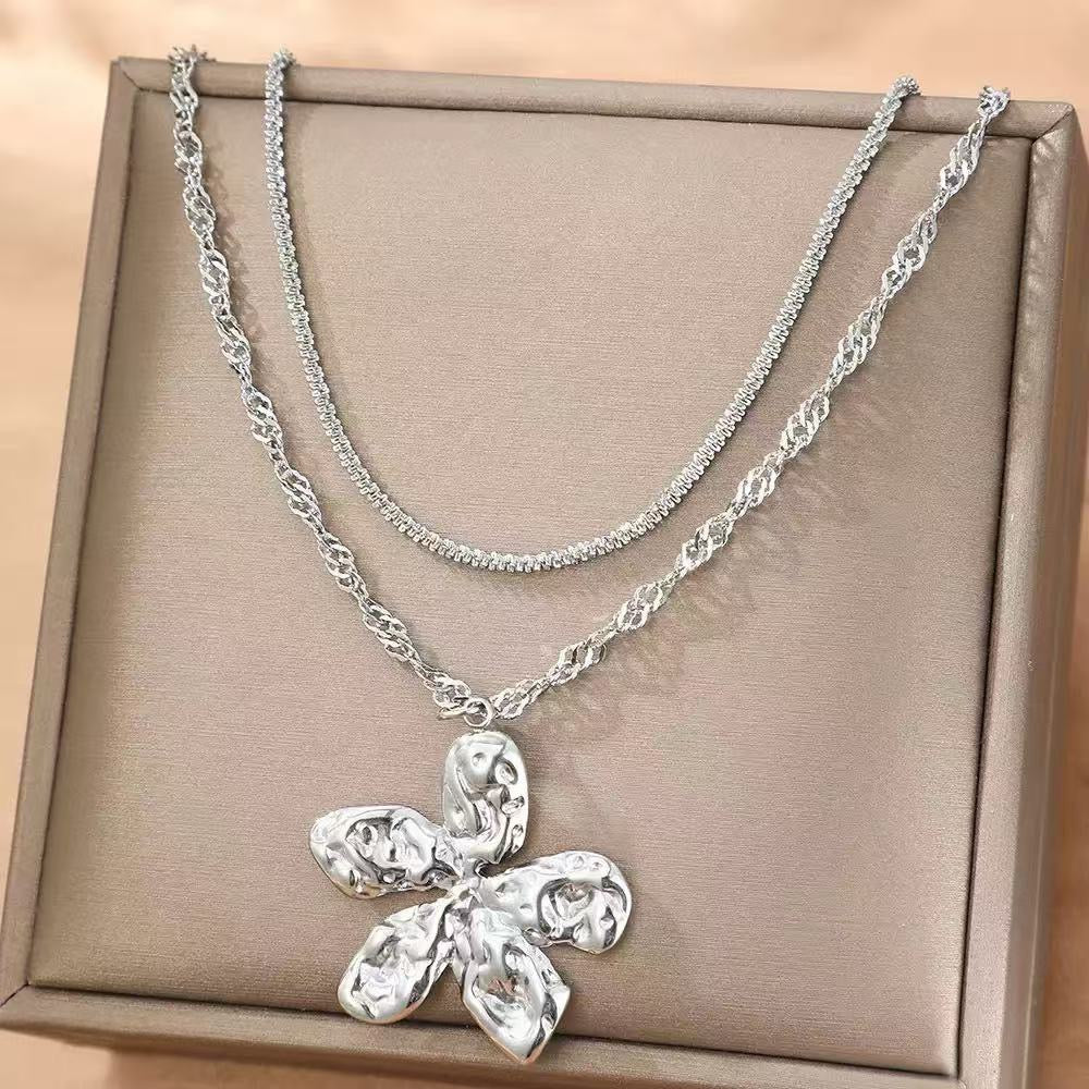 Double Bloom Necklace