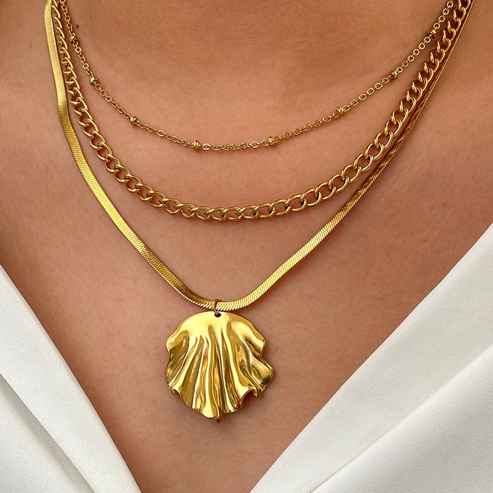 Seashell Layers Necklace