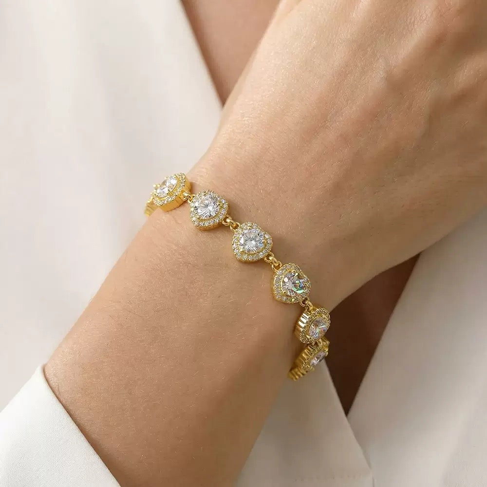 Golden Heart Angelic Bracelet