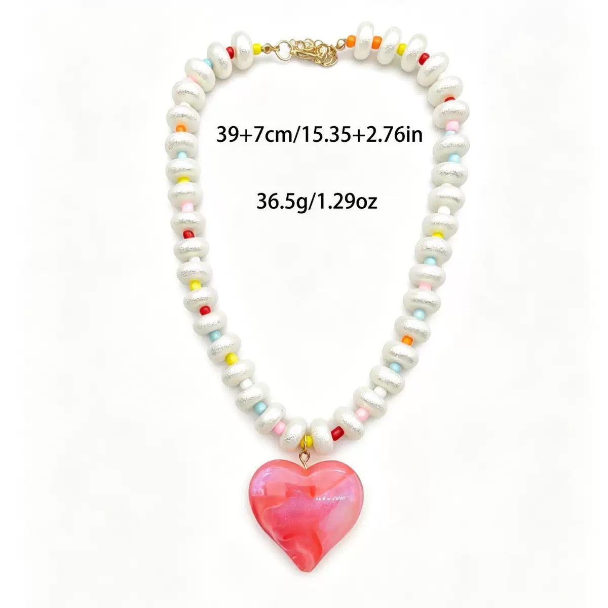 Confetti Candy Bead Necklace