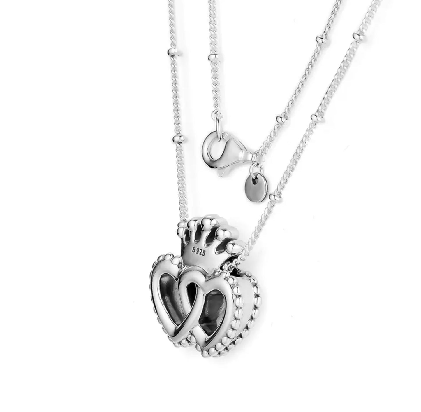 Crown Heart Pandora Necklace