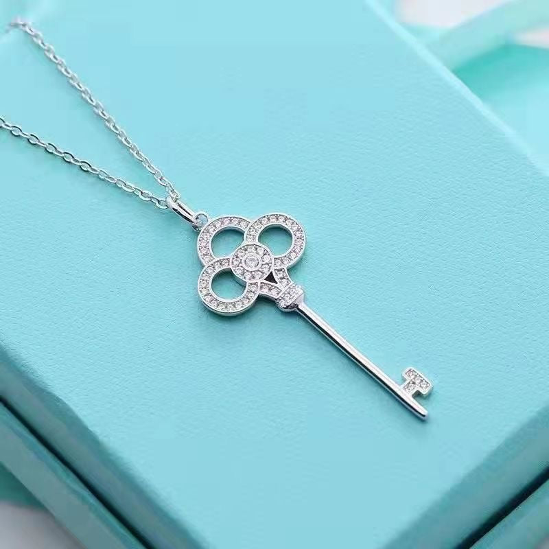 Tiffany Crown Key Necklace