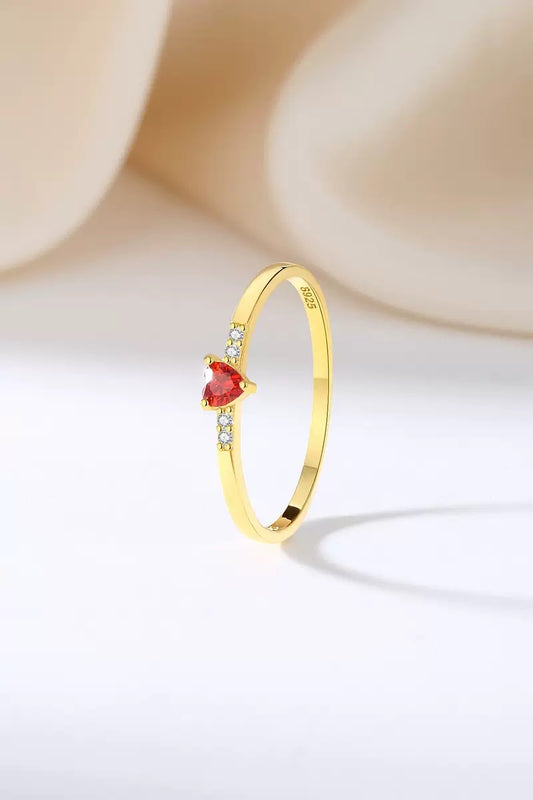 Tiny Heart Promise Ring
