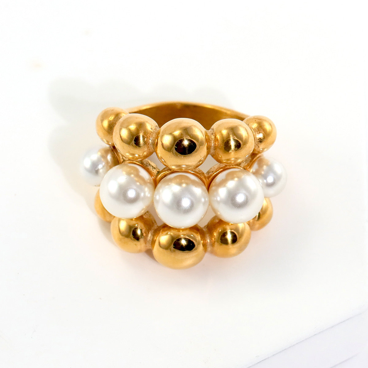 Chunky Pearl Ring