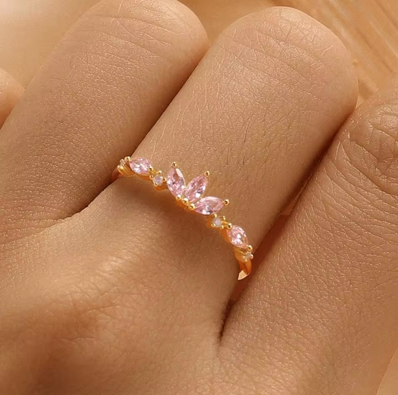 Pinky Crown Ring