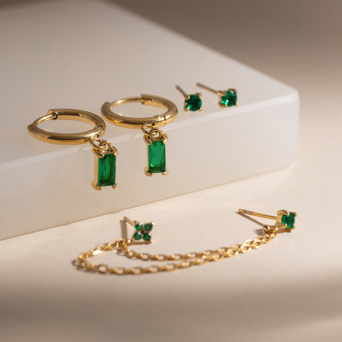 Esmeralda Earrings Set