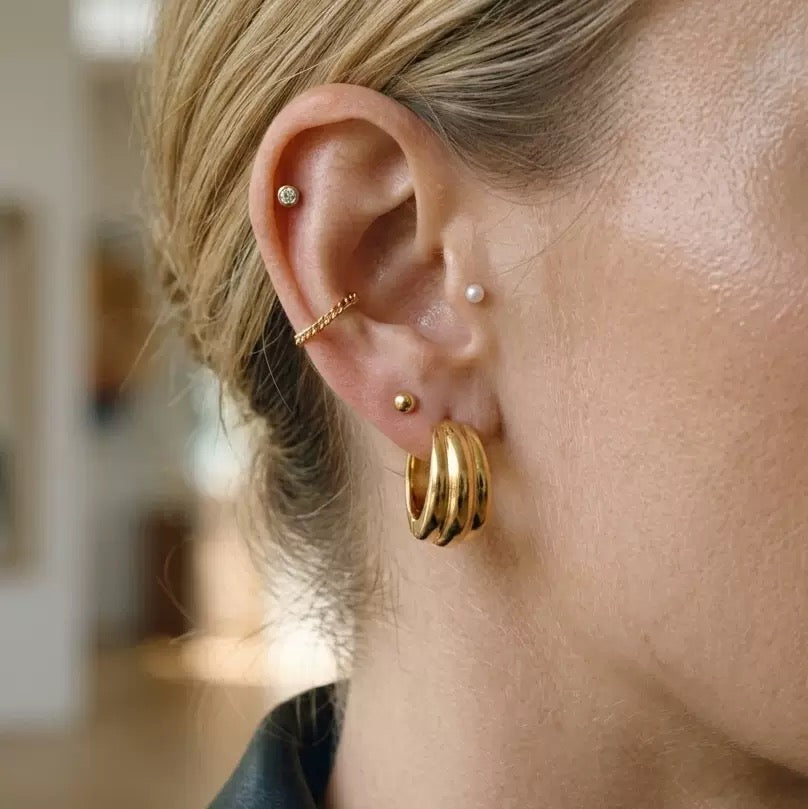 Orvyn Golden Hoops