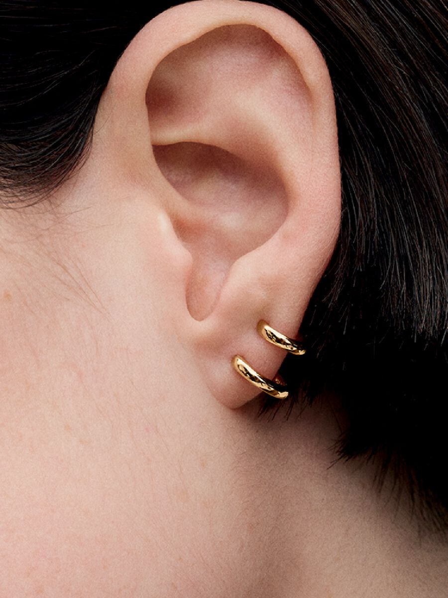 Pandora Double Huggies Hoops