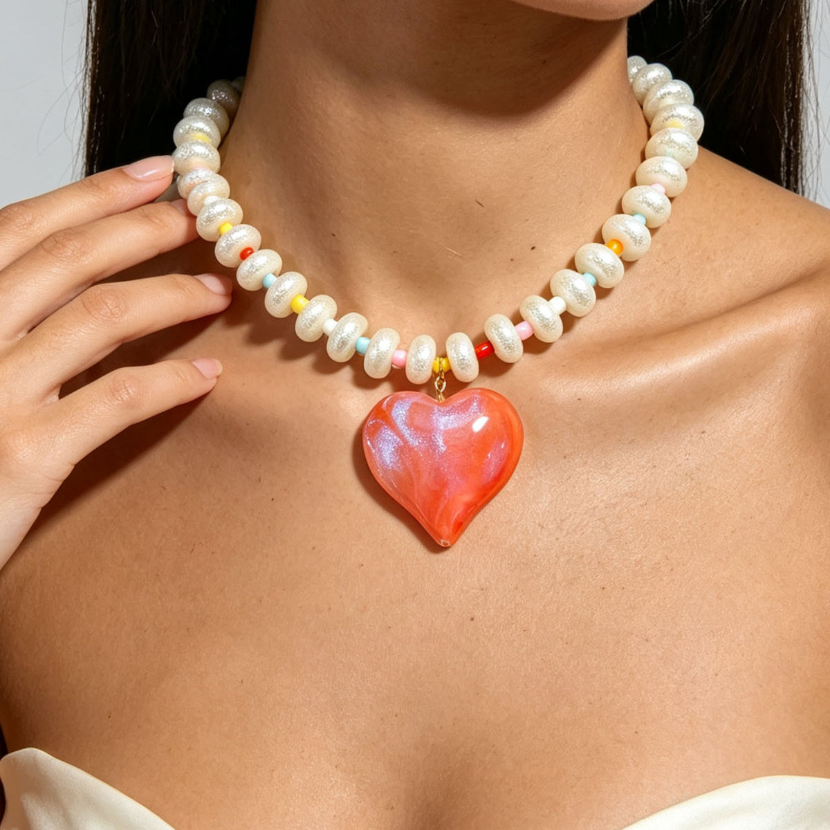 Confetti Candy Bead Necklace